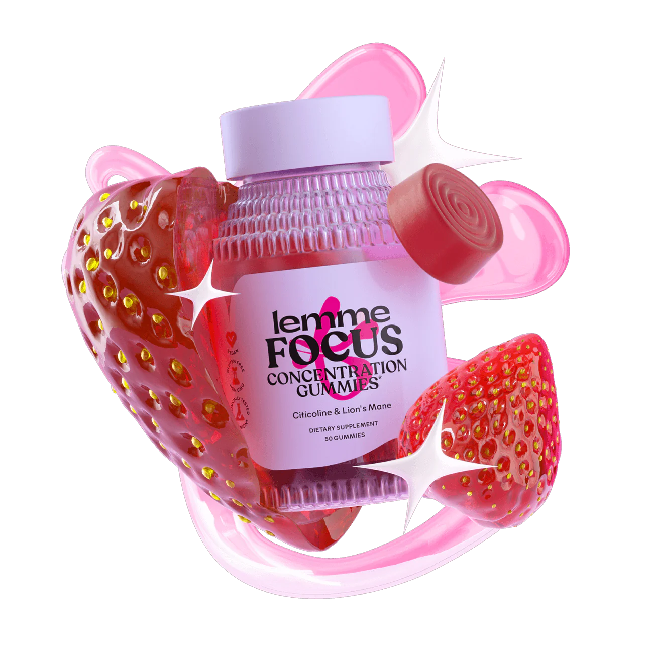 Lemme Focus Gummies -Concentration Gummies