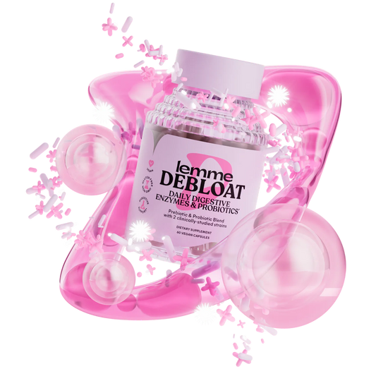 LEMME DEBLOAT Capsules- Digestive Probiotic & Multi-Enzyme Capsules