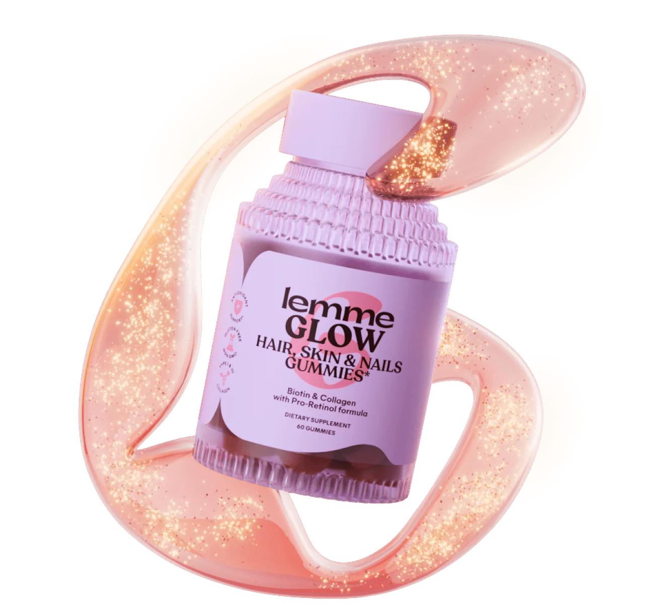 LEMME GLOW GUMMIES-  Hair, Skin & Nails Gummies