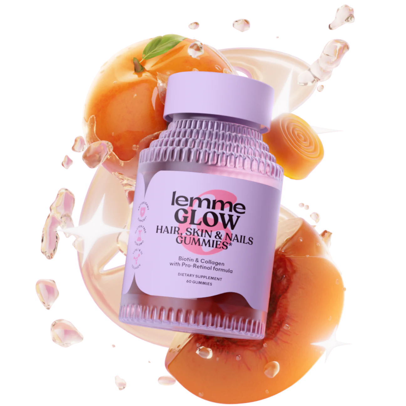 LEMME GLOW GUMMIES-  Hair, Skin & Nails Gummies