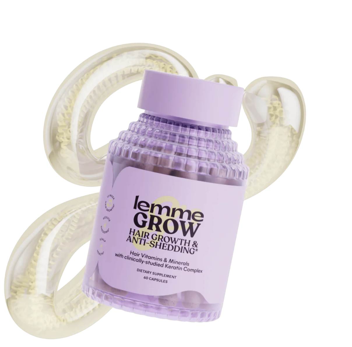 Lemme Grow Capsules Hair Growth & Anti-Shedding (Biotin-Free)