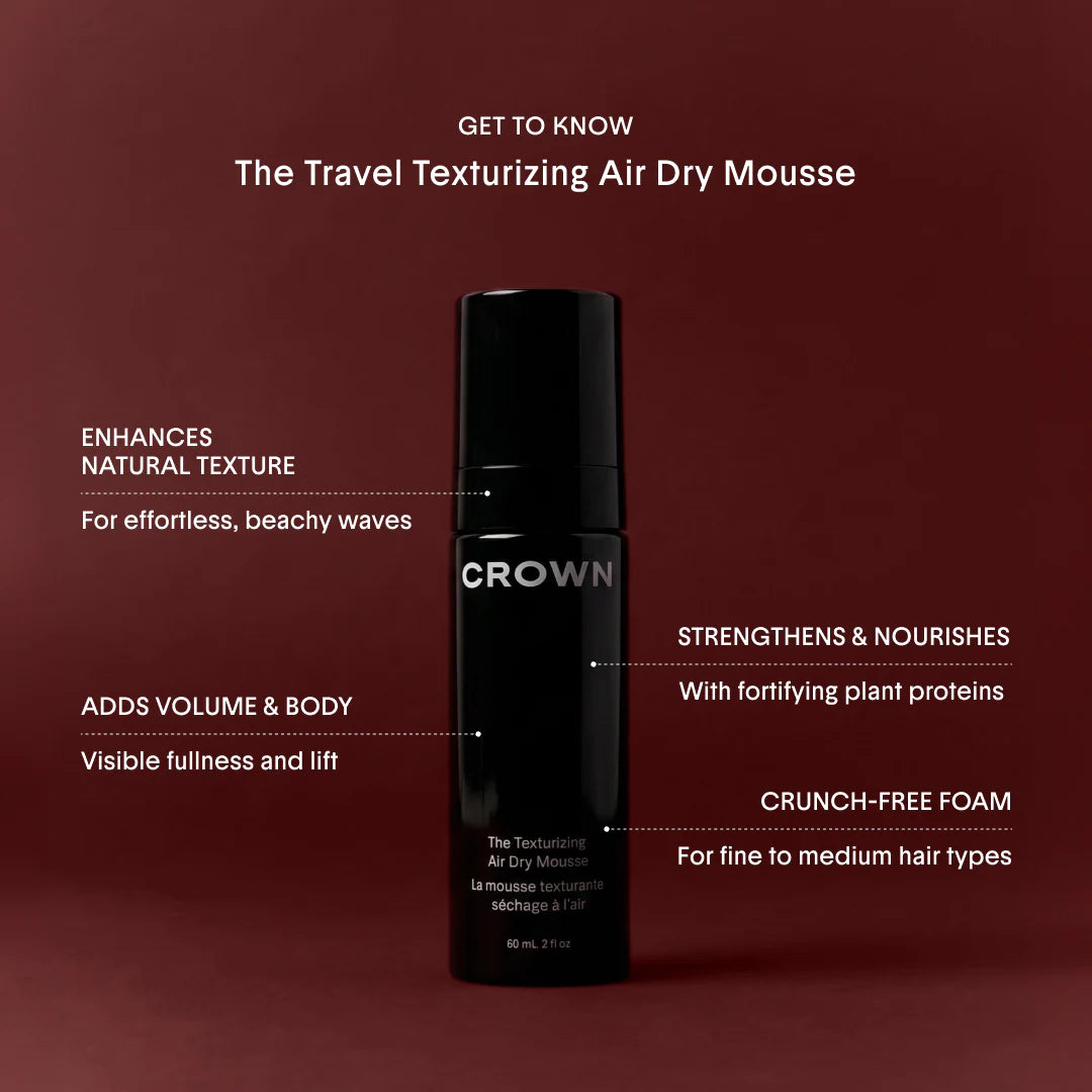 Crown Affair The Bestsellers Trio Hair Gift Set for Volume, Hydration & Air-Dry Texture
