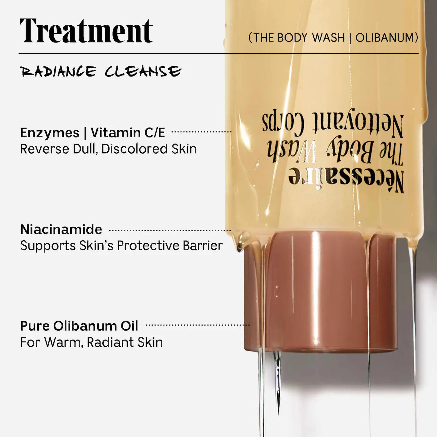 Nécessaire The Body Wash Olibanum - Radiance Treatment Cleanse With Vitamin C + Enzymes