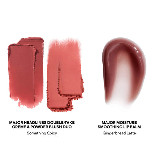 Patrick Ta Major Headlines Double-Take Crème & Powder Blush Duo & Lip Balm Makeup Gift Set
