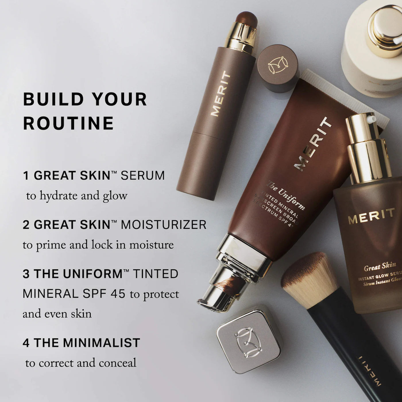 Merit The Uniform Tinted Mineral Sunscreen SPF 45